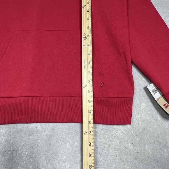 Levi's Sweatshirt Boys Kids Size X-Large Red Long Sleeve Pullover Hoodie - Picture 11 of 16